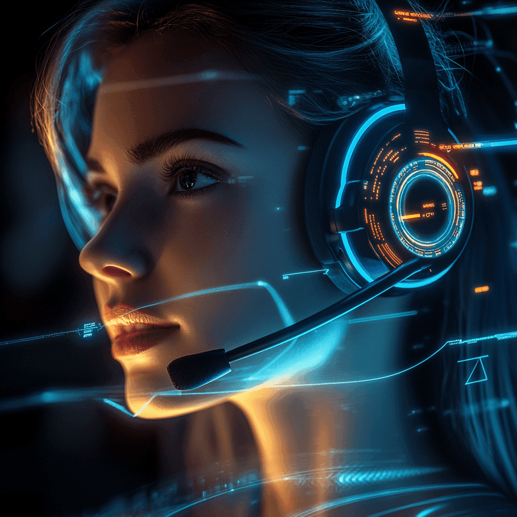 Сотрудница колл-центра - искусственный интеллект