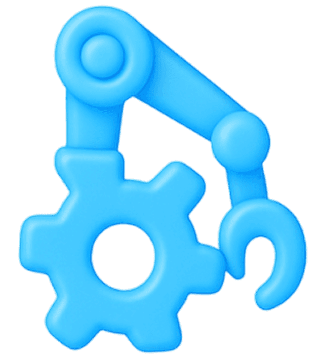 Абстрактная иллюстрация: шестеренка. 