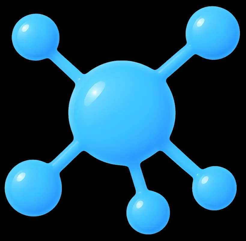 Aбстрактгная картинка - атом