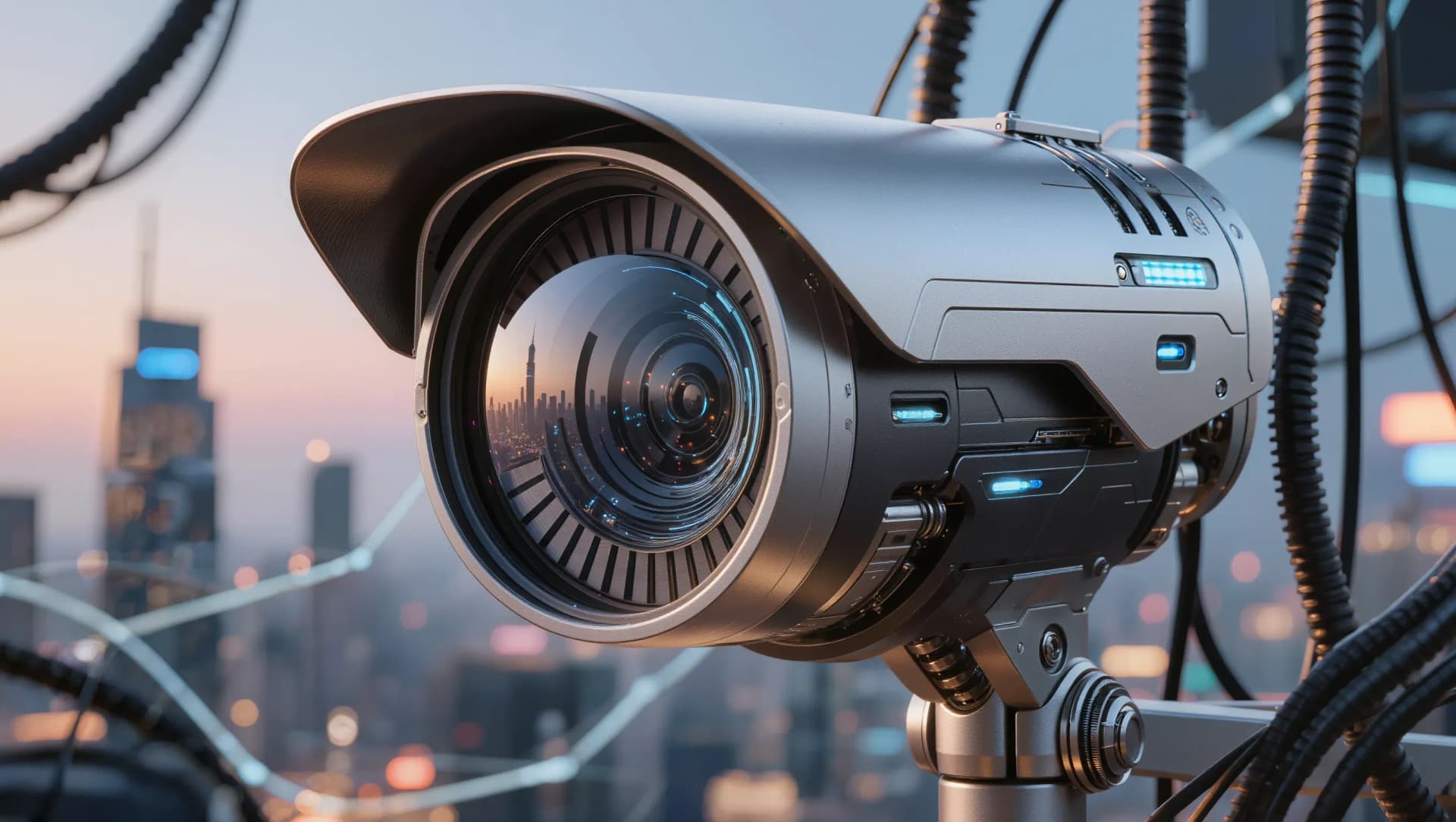 Технологичная городская камера 