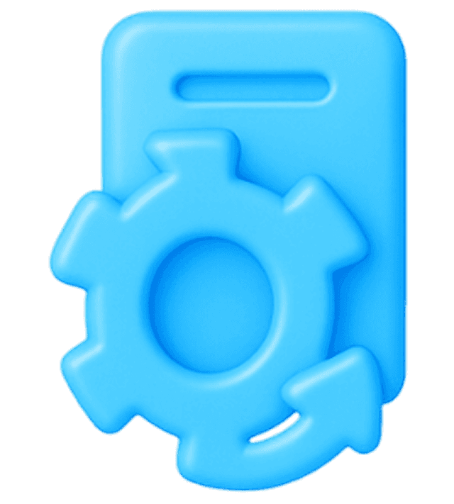 Абстрактная иллюстрация: настройка телефона.