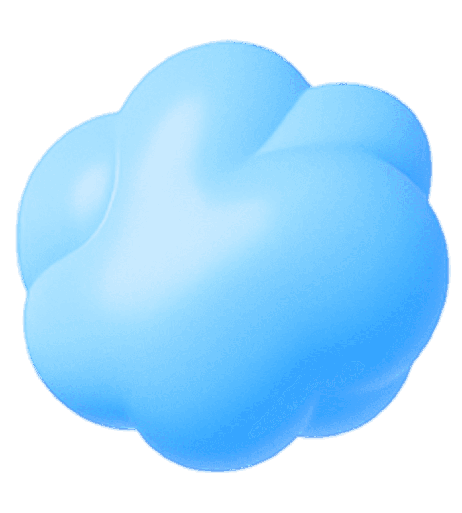 Абстрактная иллюстрация, облако.