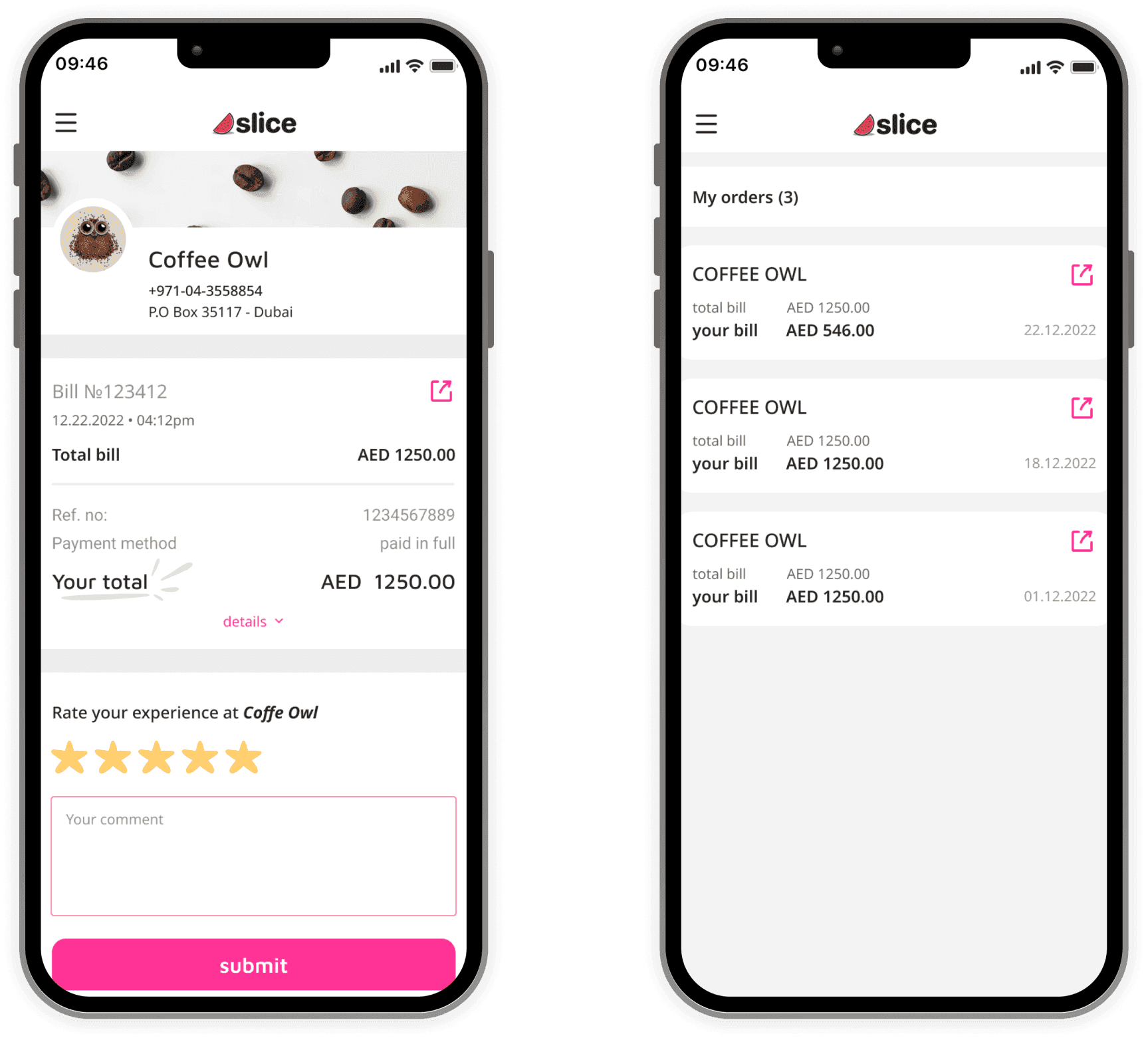 Экраны телефона: работа сервиса Slice.
